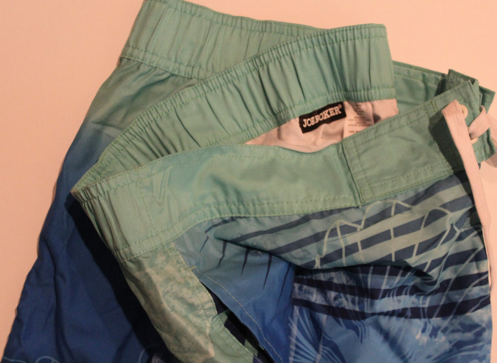 Men's Swimwear "JOE BOXER" Size 38 Multi-color Poly,Elastic&  Draw String