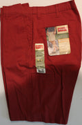 Men Shorts "WRANGLER" Size 38 Reg Flat Front Burgundy