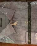 Men Dress Shirt "TASSO ELBA" Size 18.5/34/35 XXL Regular Fit 100 % Egypt Cotton Purple