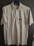 Men Short Sleeve Polo "St Johns Bay" Size LARGE 100% Cotton Brown