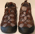 Men's Summer Sandals "LANDS END" Size 10D Brown Leather