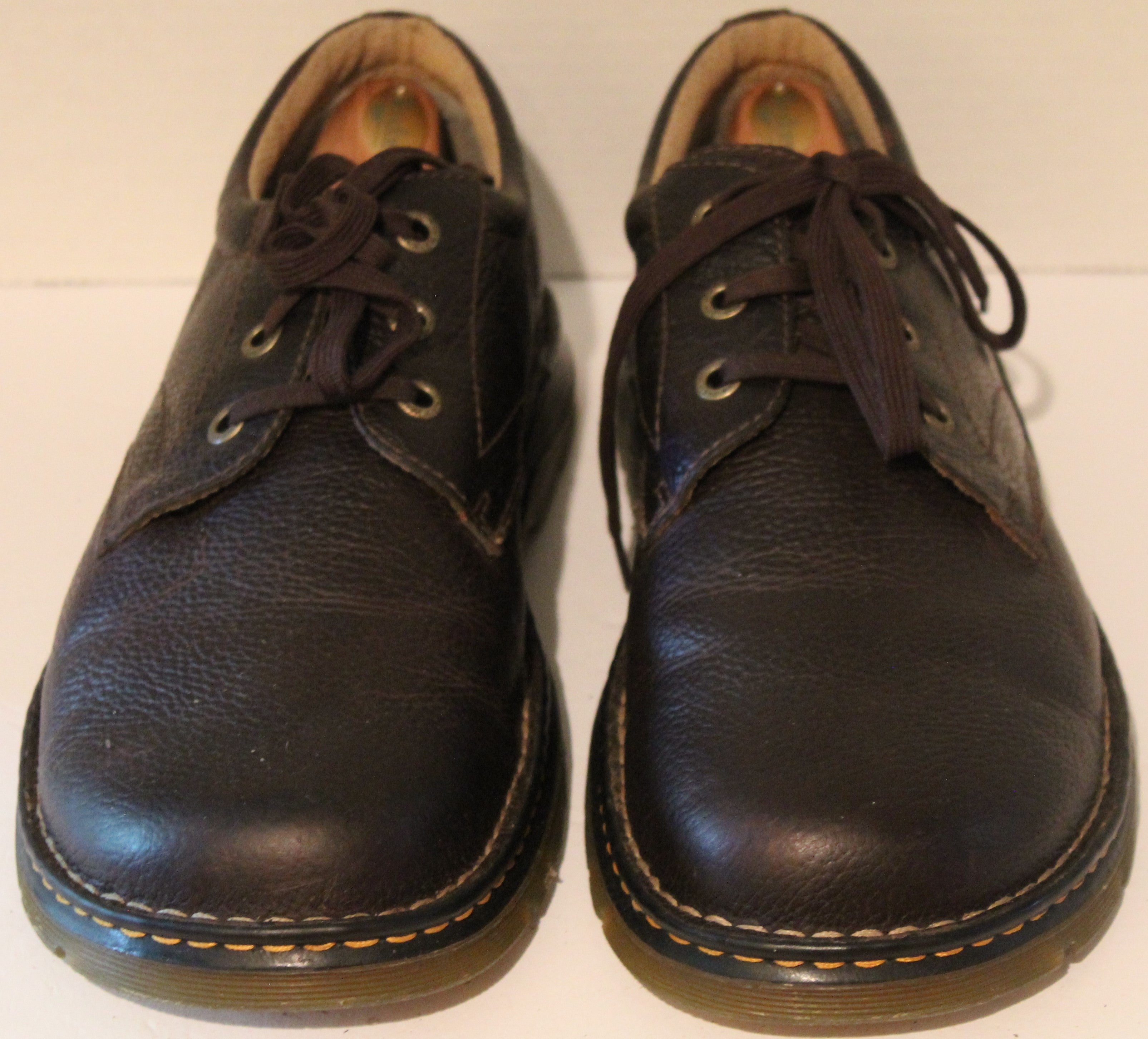 Men Shoes "DR MARTENS" Oxfords Size US 14 EU 48 Brown Leather Upper.