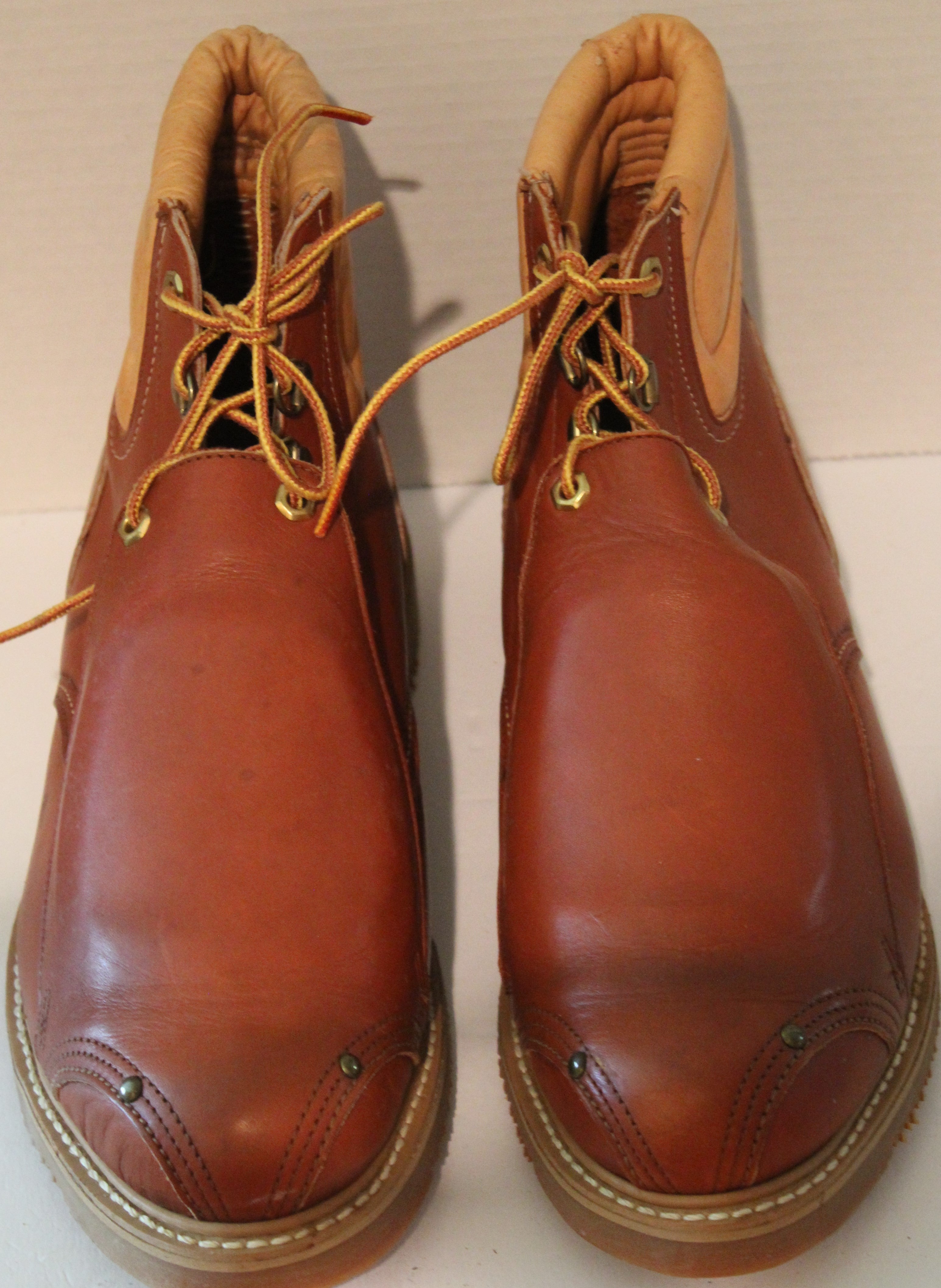 Men's Work Boots "LA CROSSE" Size 13D Brown Leather Upper Safety Front NEW