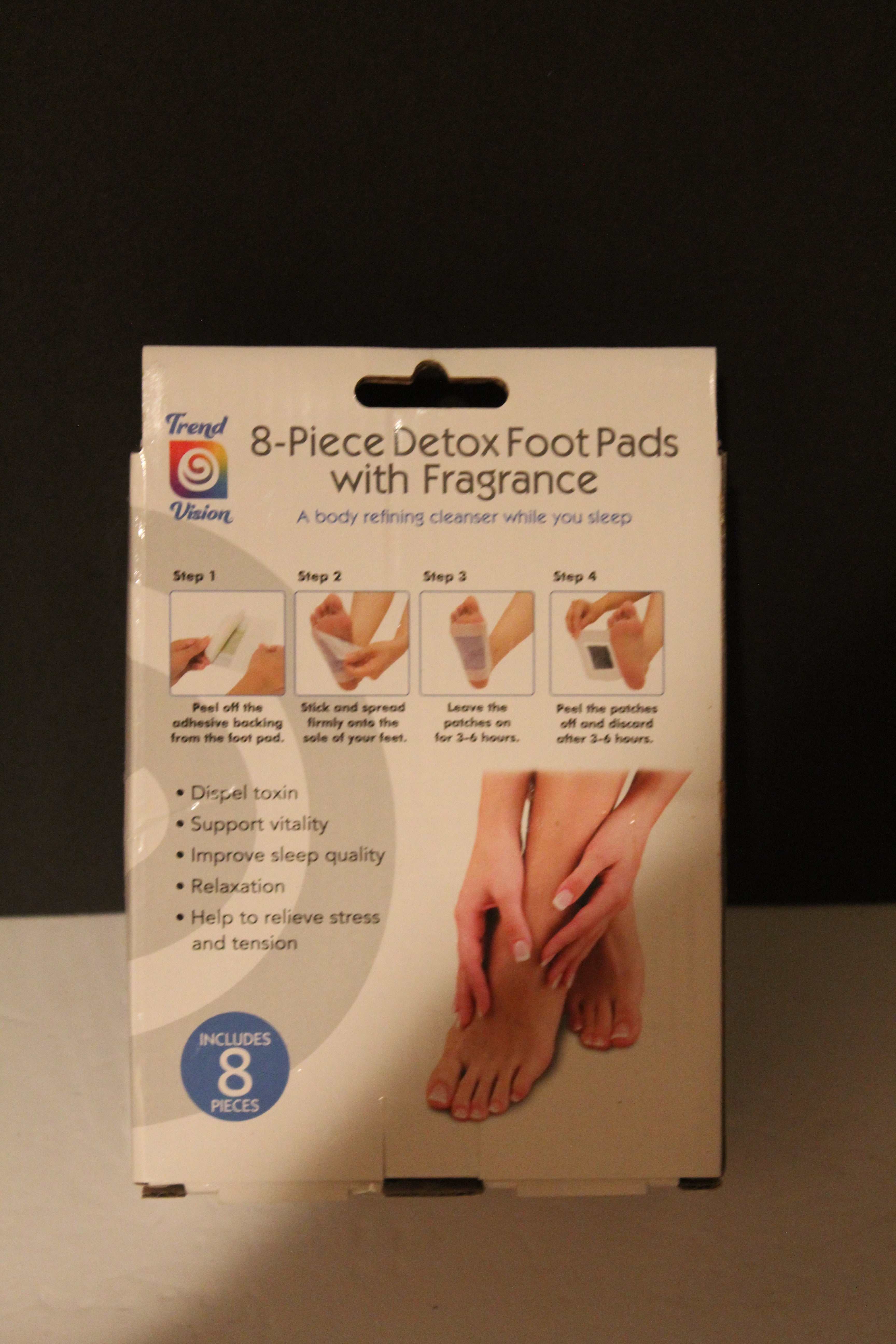 Detox Foot Pads "Trend Vision" 8Pcs NIB