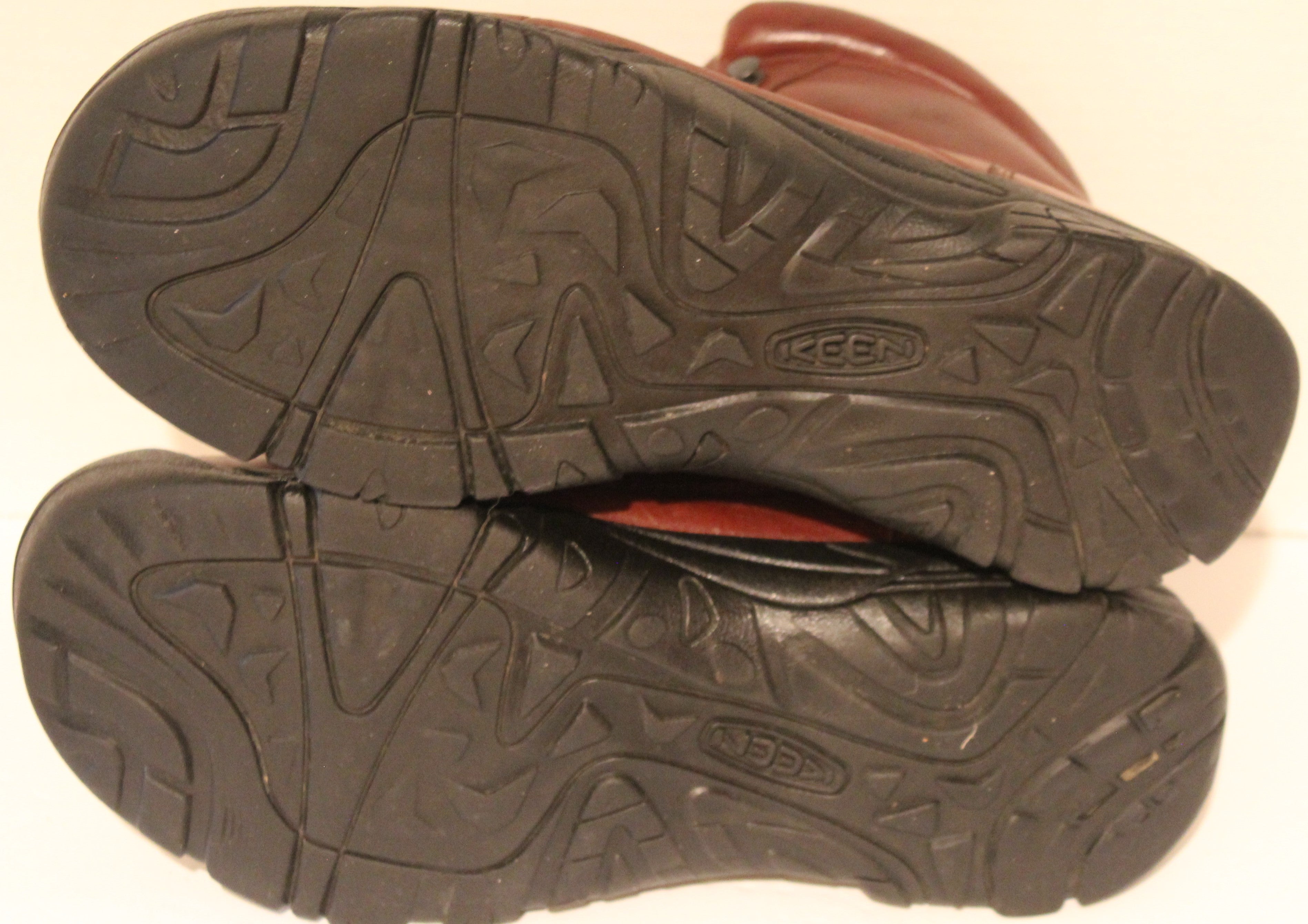 Men Shoes "KEEN"Ankle Boots Size US 12M EU 46 Brown Leather Upper