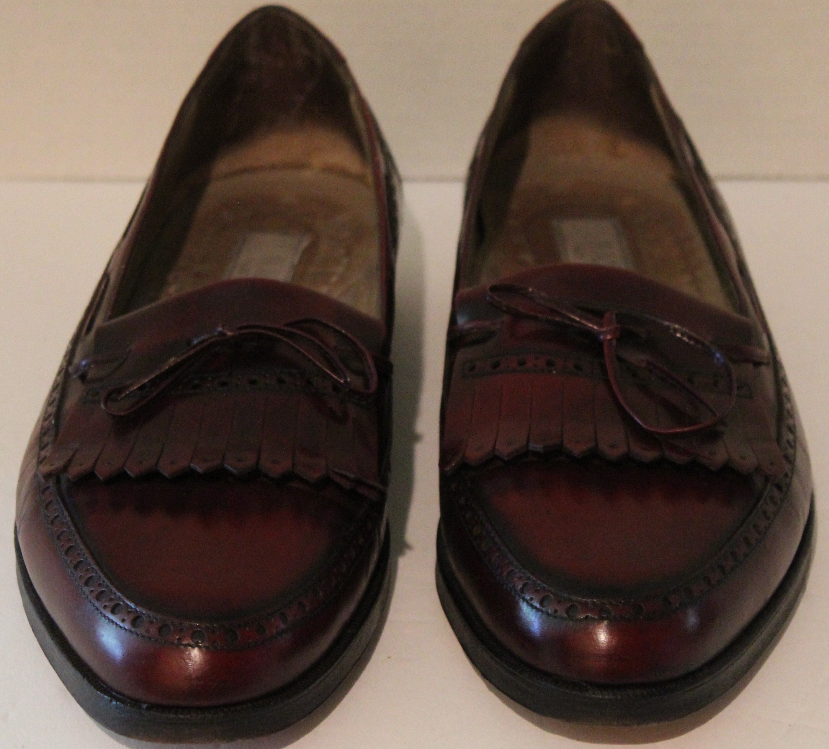 Men Shoes "BALLY" Loafers Size 10D Brown Leather Upper  Outsoles ITALY