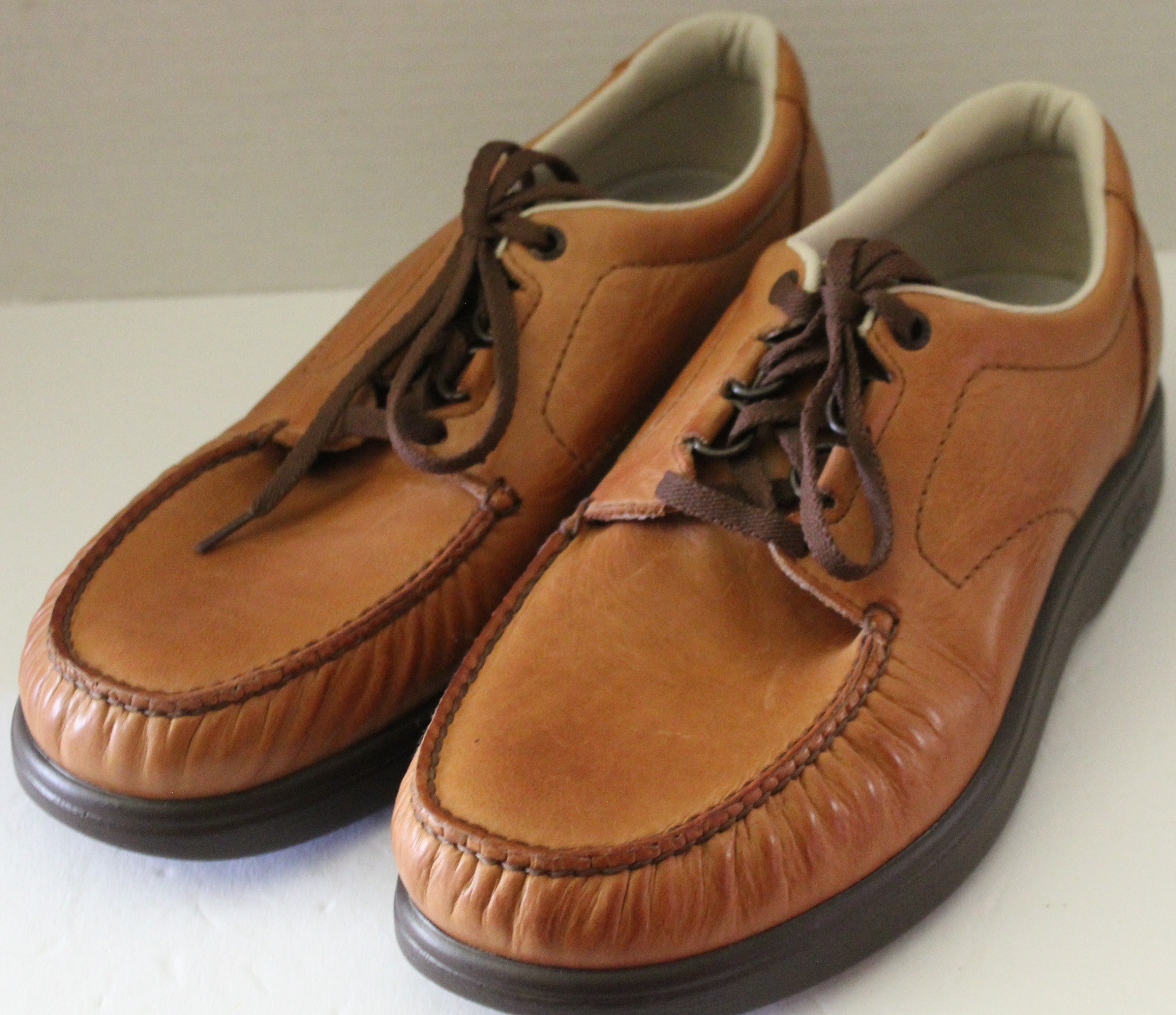 Men Shoes "SAS"Oxfords Size 12.5N Brown Leather Upper NEW USA