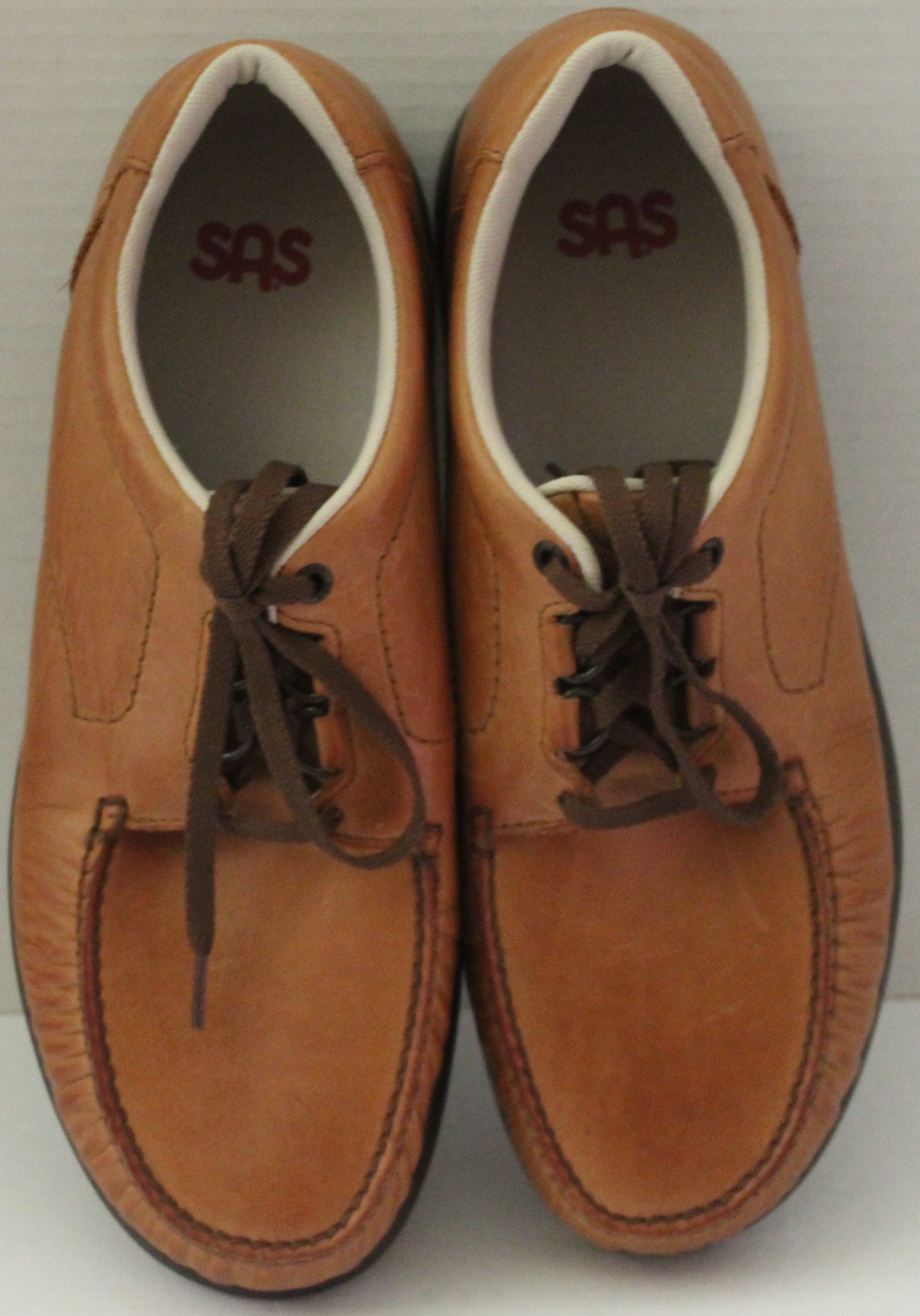 Men Shoes "SAS"Oxfords Size 12.5N Brown Leather Upper NEW USA