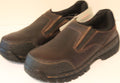 Men Shoes "SKECHERS" Work Loafers Size US 10 EU 45 Brown Safety Toe
