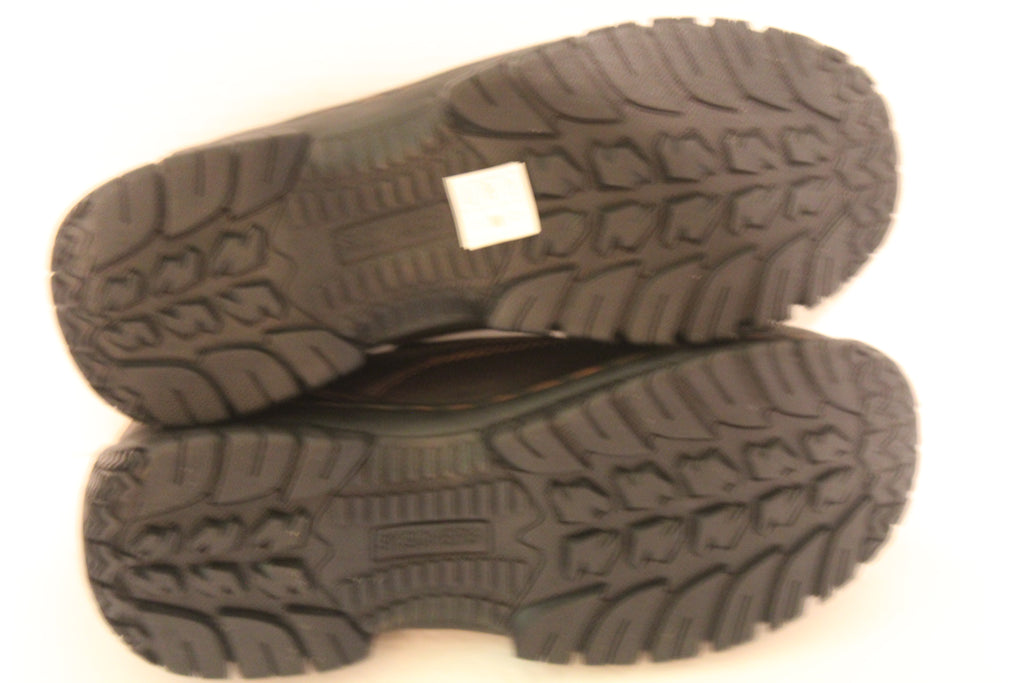 Men Shoes "SKECHERS" Work Loafers Size US 10 EU 45 Brown Safety Toe