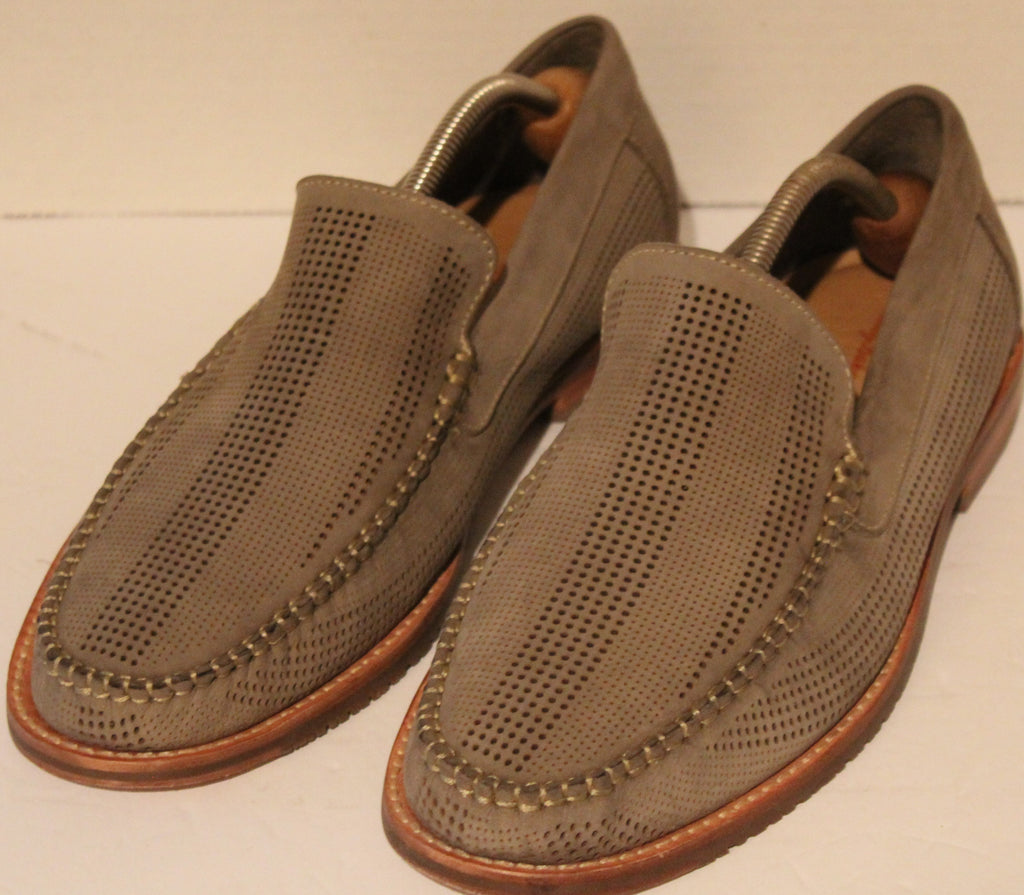Men Shoes "TOMMY BAHAMA" Loafers Size 9.5M Leather Gray
