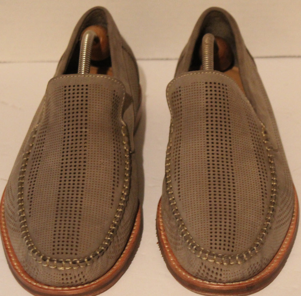 Men Shoes "TOMMY BAHAMA" Loafers Size 9.5M Leather Gray