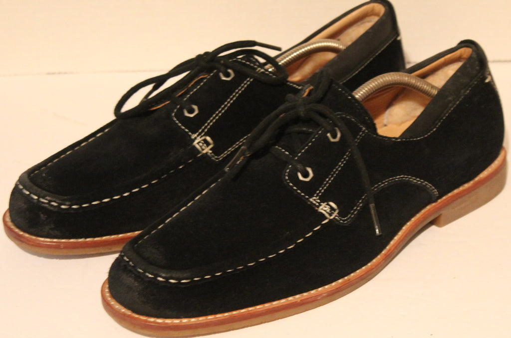 Men Shoes "UGG" LOAFERS Size US 10 US 43 Blue Leather