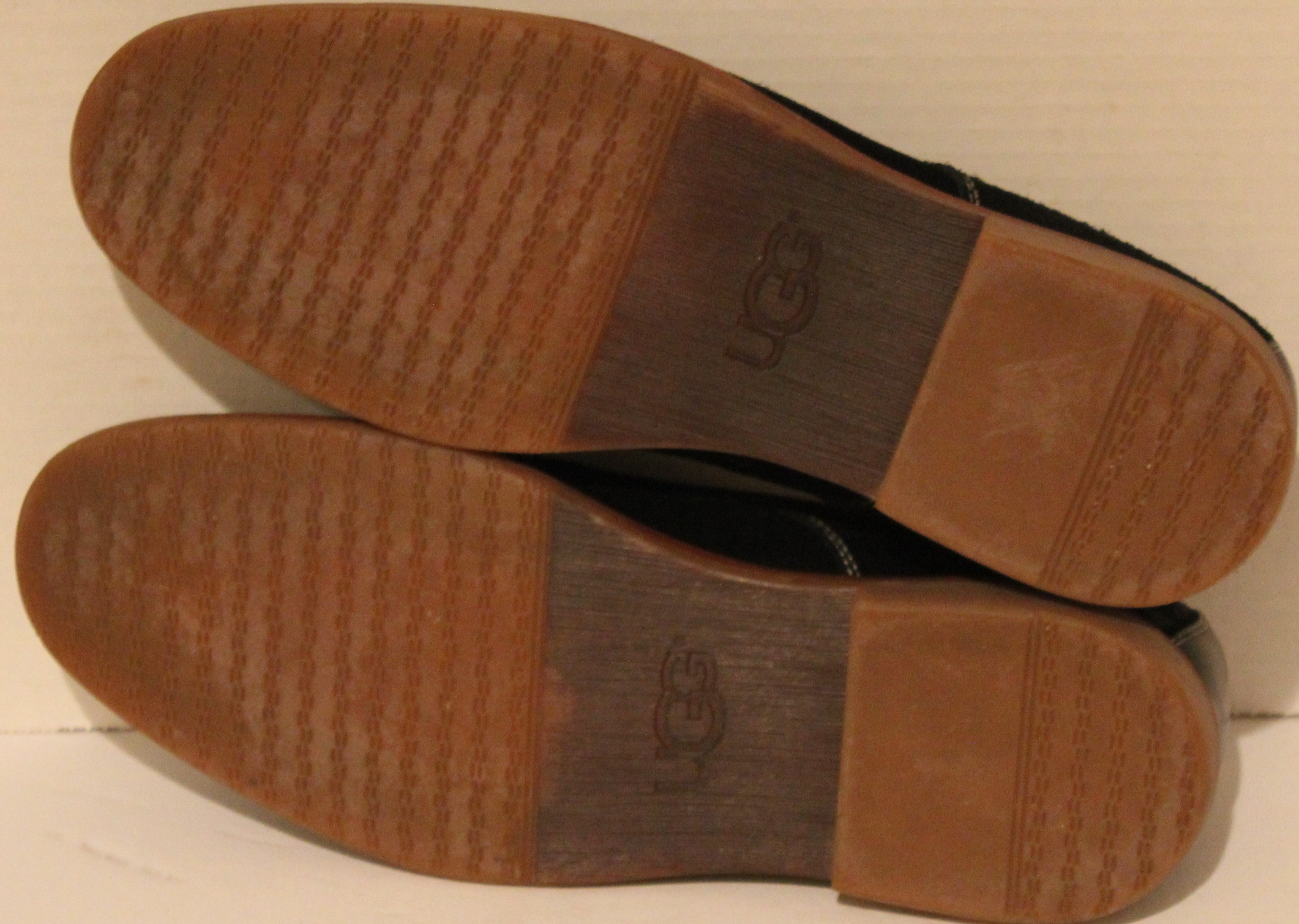Men Shoes "UGG" LOAFERS Size US 10 US 43 Blue Leather