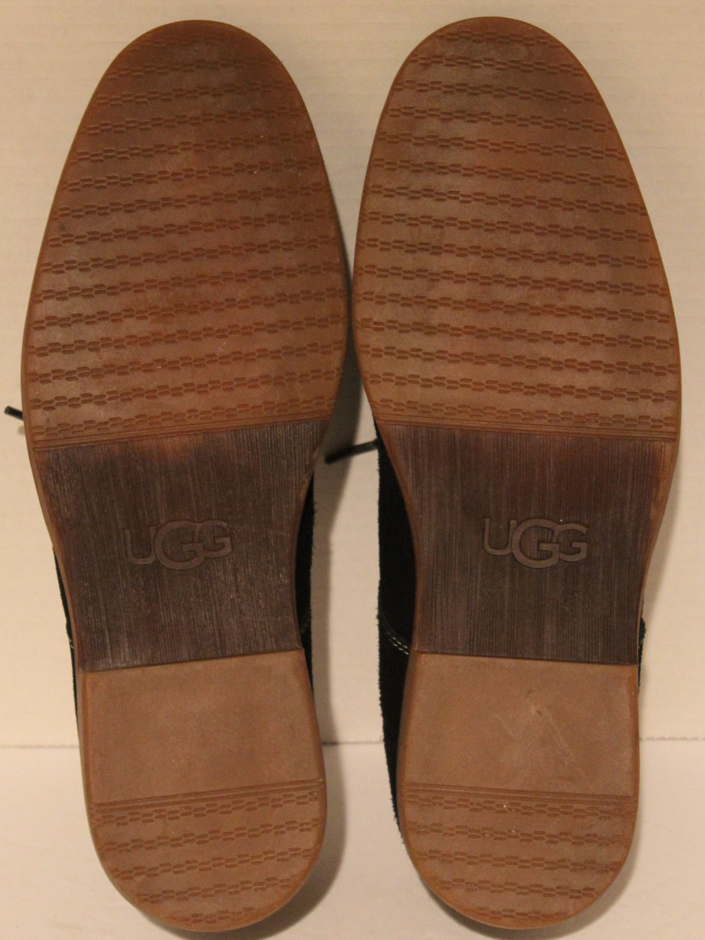 Men Shoes "UGG" LOAFERS Size US 10 US 43 Blue Leather