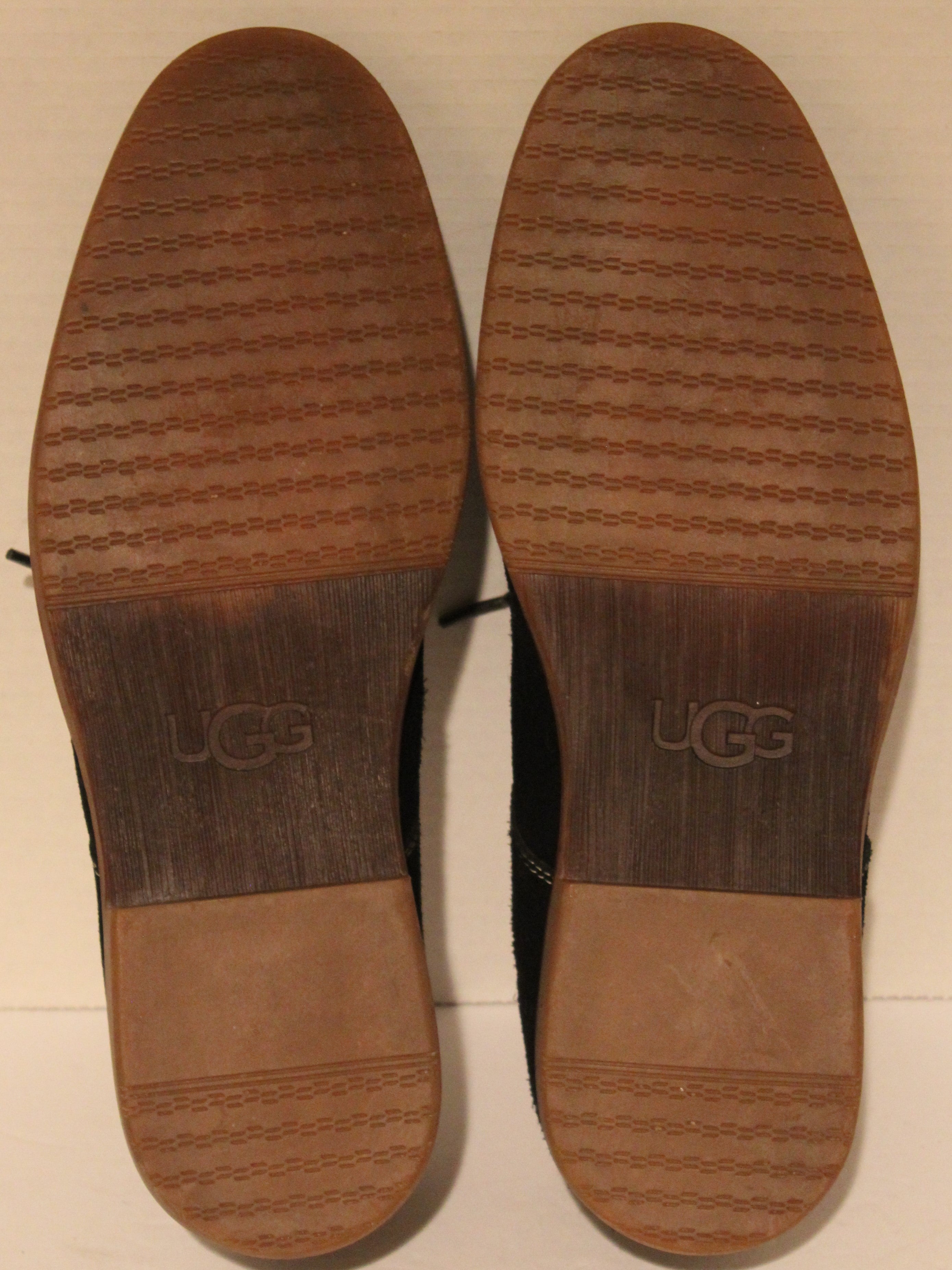 Men Shoes "UGG" LOAFERS Size US 10 US 43 Blue Leather