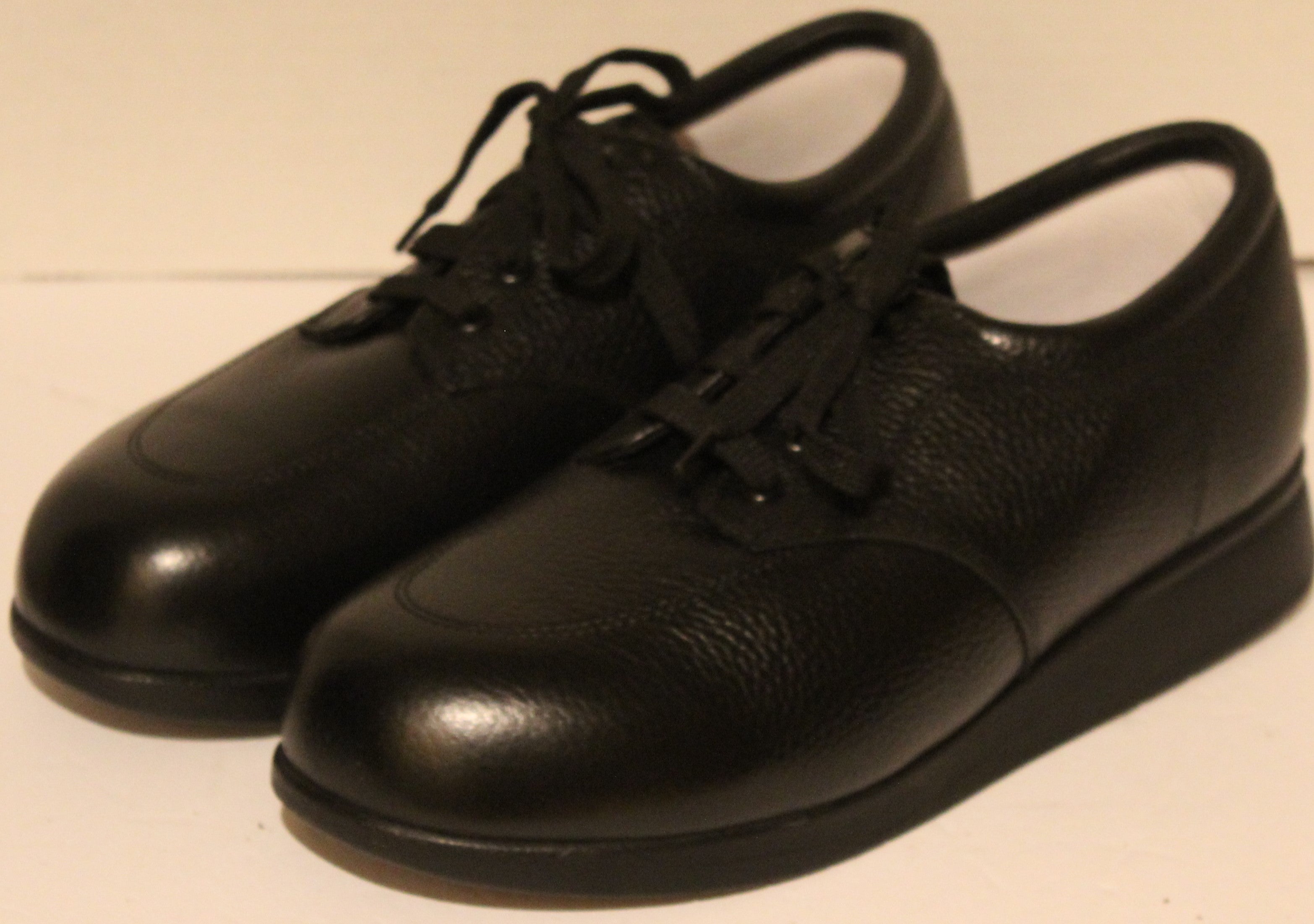 Men Shoes "DREW" Oxfords Size 10EW Black Lined NEW