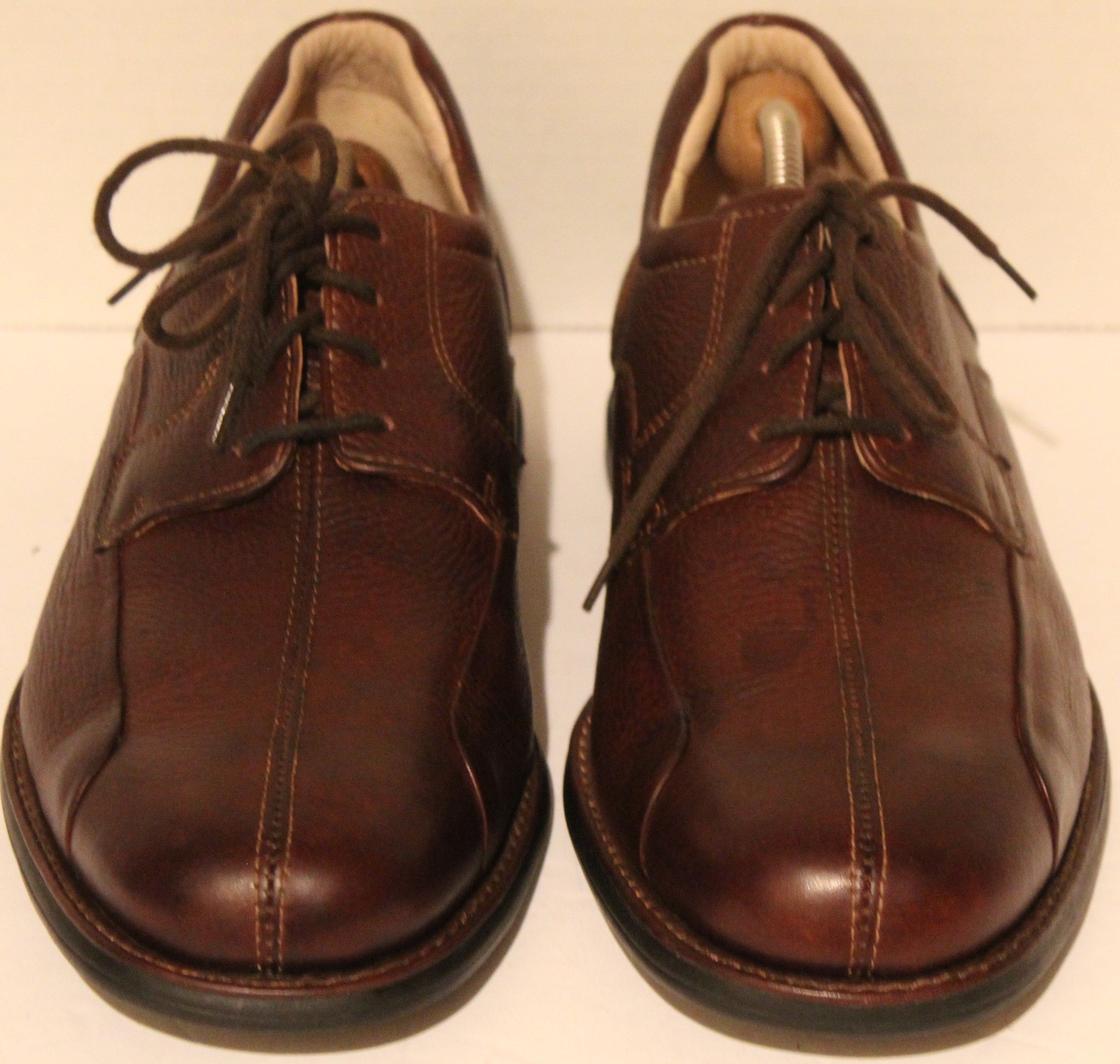Men Shoes "JOHNSTON&MURPHY" Oxfords Size 10W Brown Leather