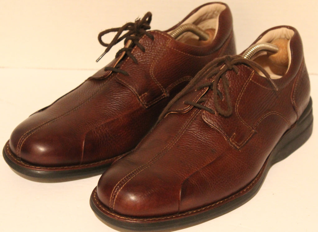 Men Shoes "JOHNSTON&MURPHY" Oxfords Size 10W Brown Leather
