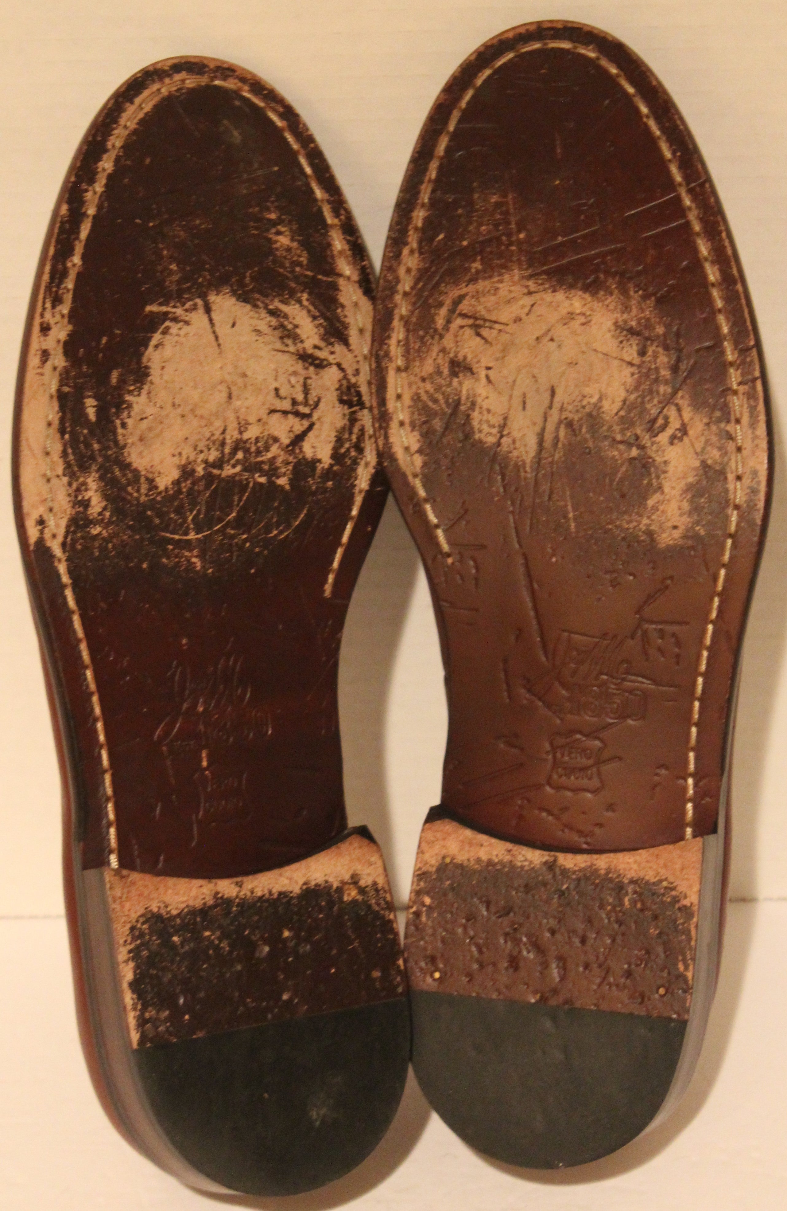 Men Shoes "Johnston&Murphy" Tassle Loafers Size 10.5M Brown Leather