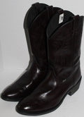 Men Boots "JUSTIN" Size 12EE Brown Leather Upper NEW