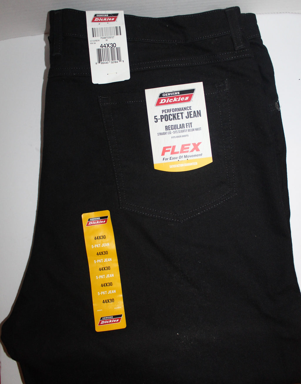 Men Jeans "DICKIES"Size 44X30 Black Regular Fit NWT