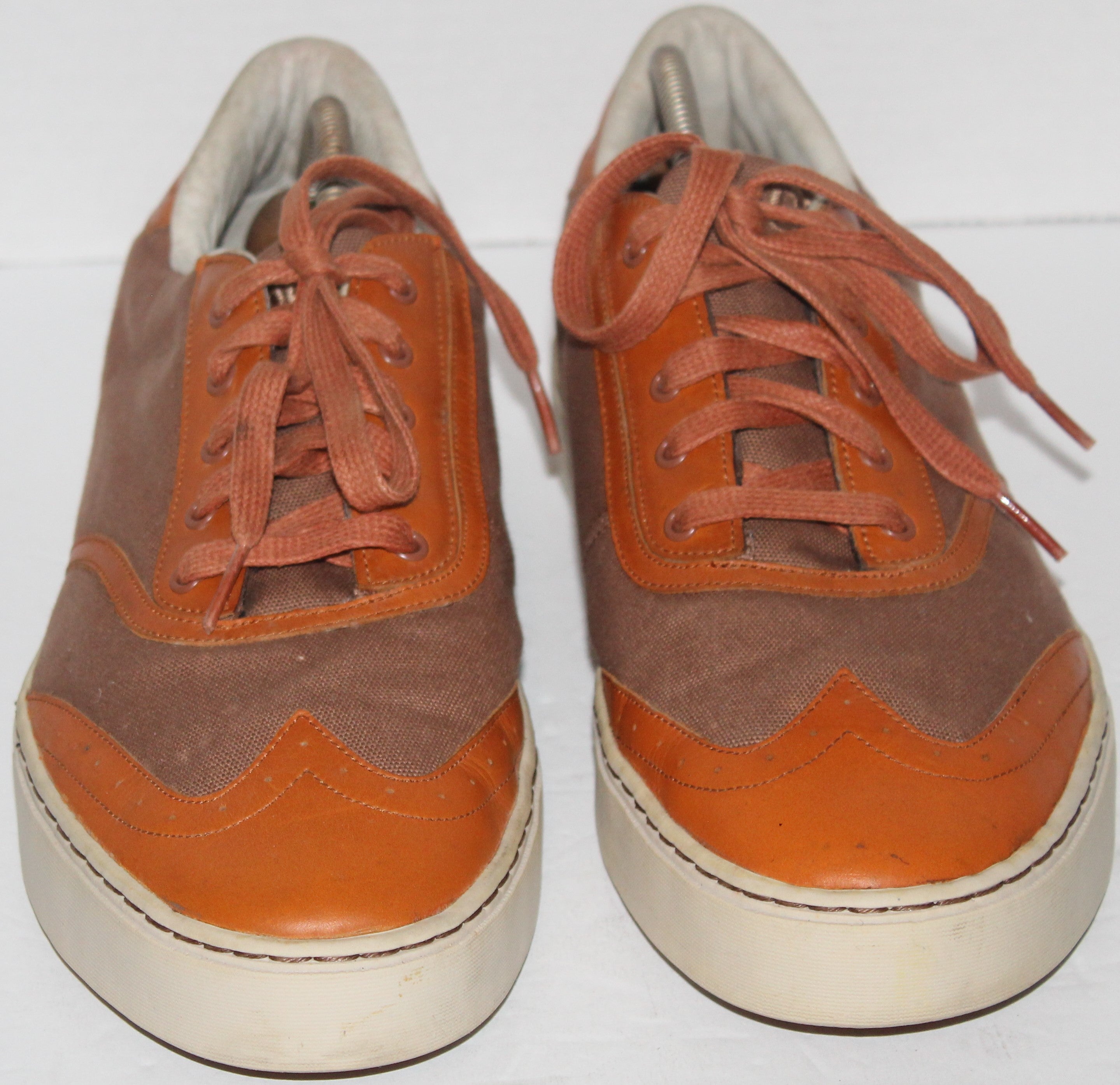 Men Casual Oxfords "CLAE" Size US 13 EU 47 Brown Leather.