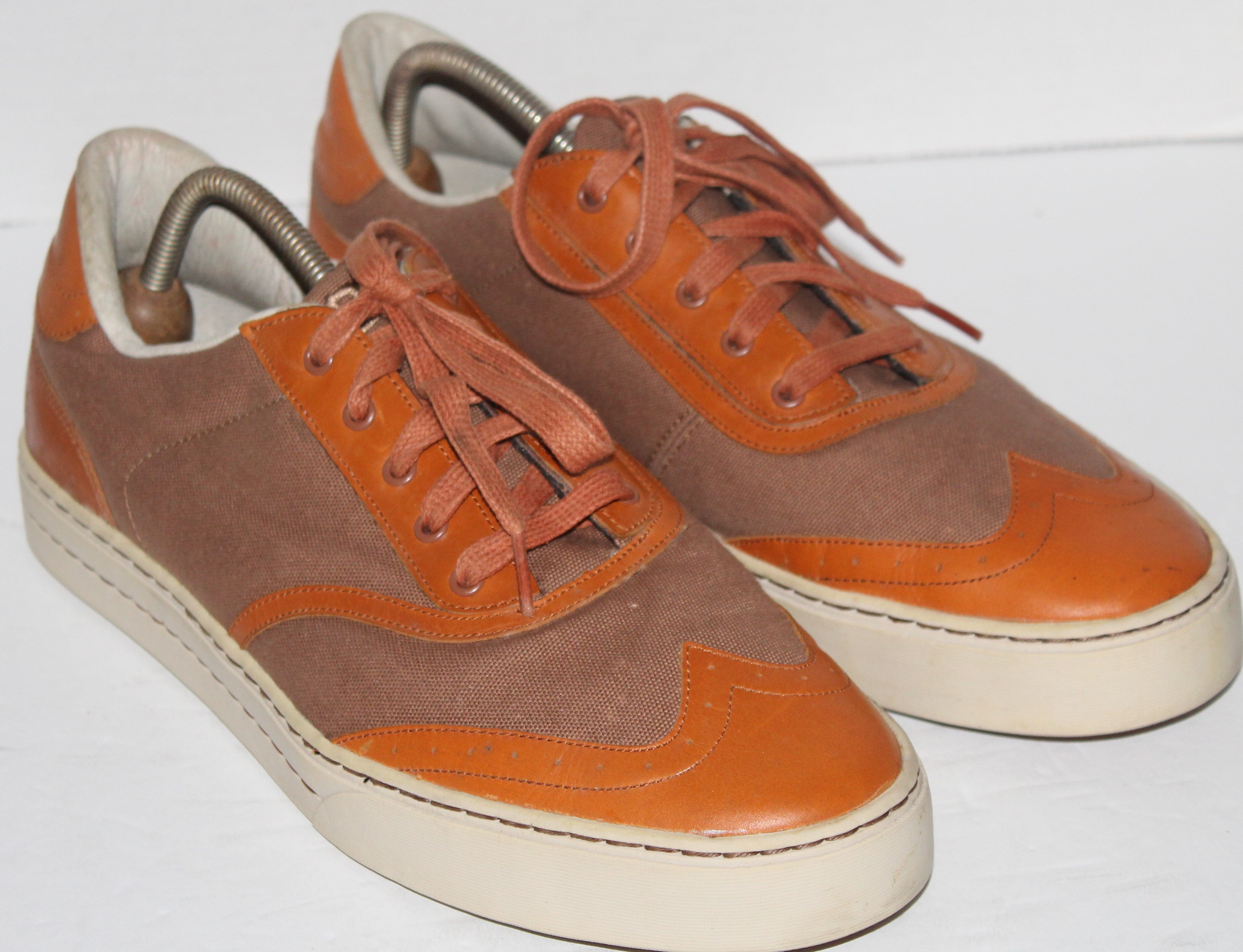 Men Casual Oxfords "CLAE" Size US 13 EU 47 Brown Leather.