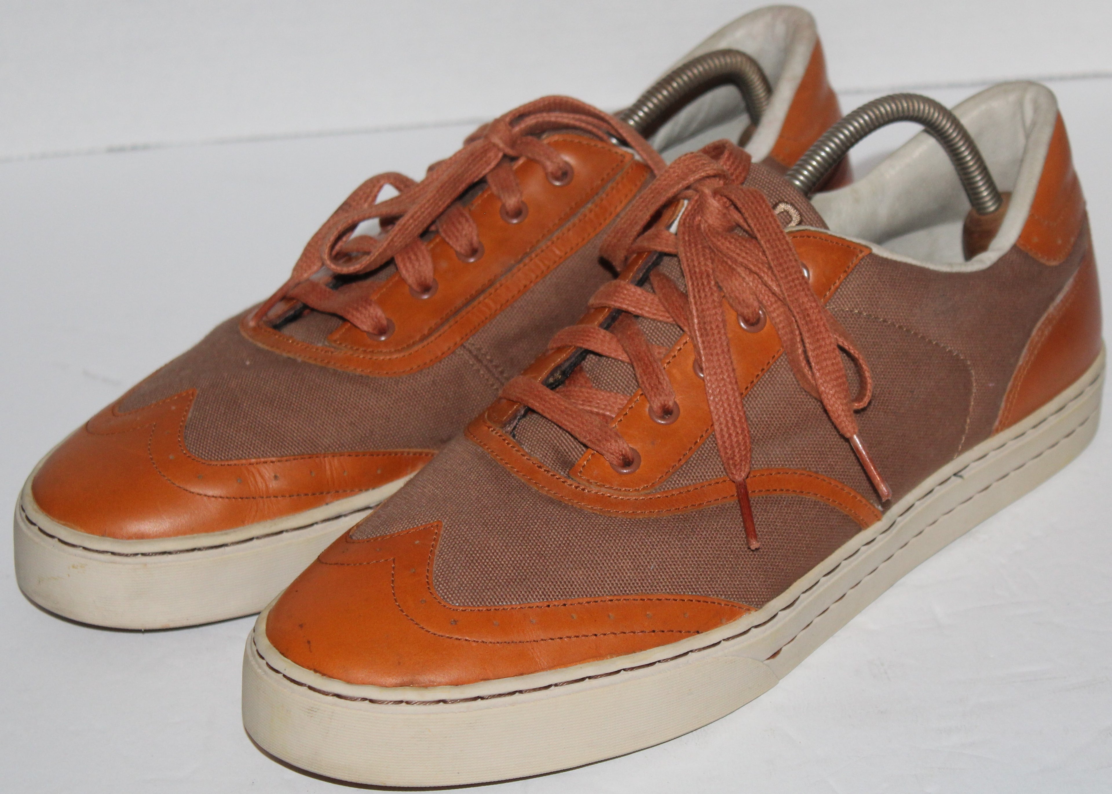 Men Casual Oxfords "CLAE" Size US 13 EU 47 Brown Leather.