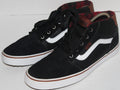 Men Shoes "VANS" Casual Oxfords Size 11.5 Black Leather