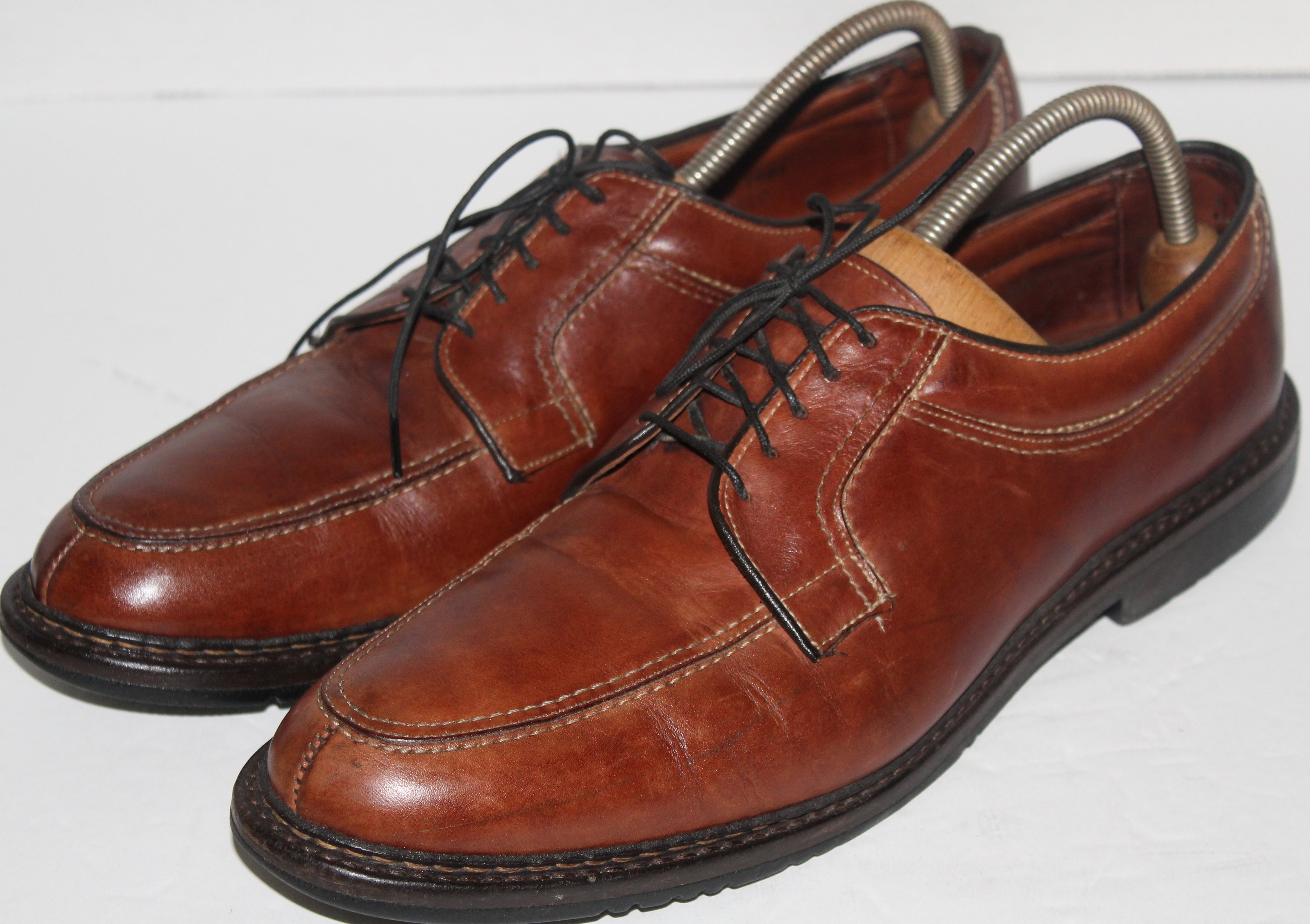 Men Dress Oxfords "ALLEN EDMONDS" Size 13AAA Brown Leather Upper