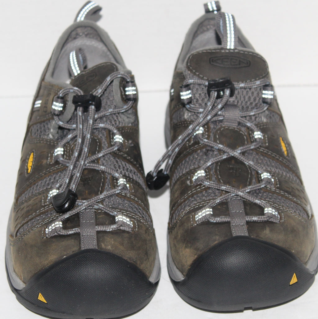 Women Sport Oxfords "KEEN" Size US 8.5 EU 39 Gray Steel Toe
