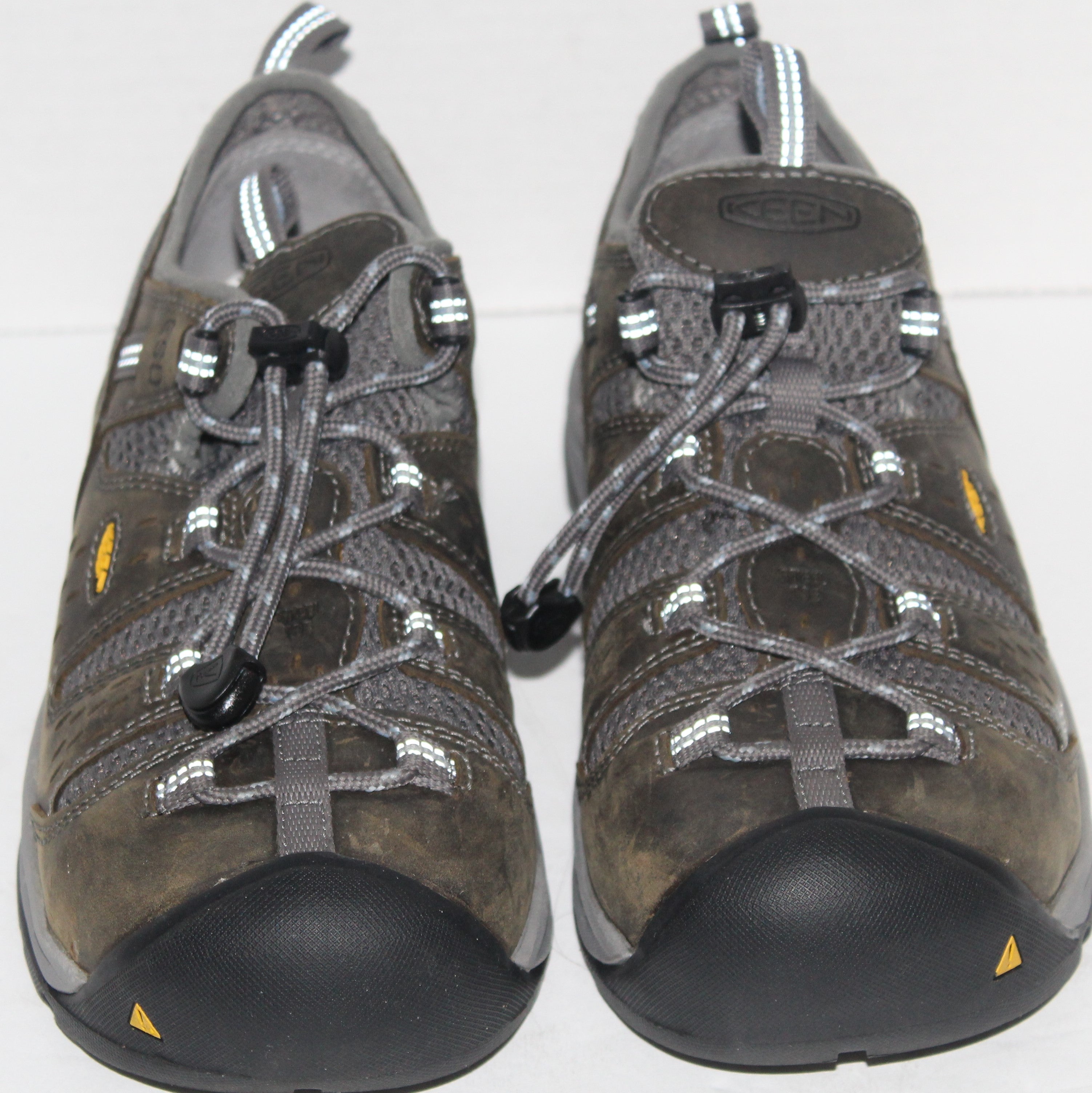 Women Sport Oxfords "KEEN" Size US 8.5 EU 39 Gray Steel Toe