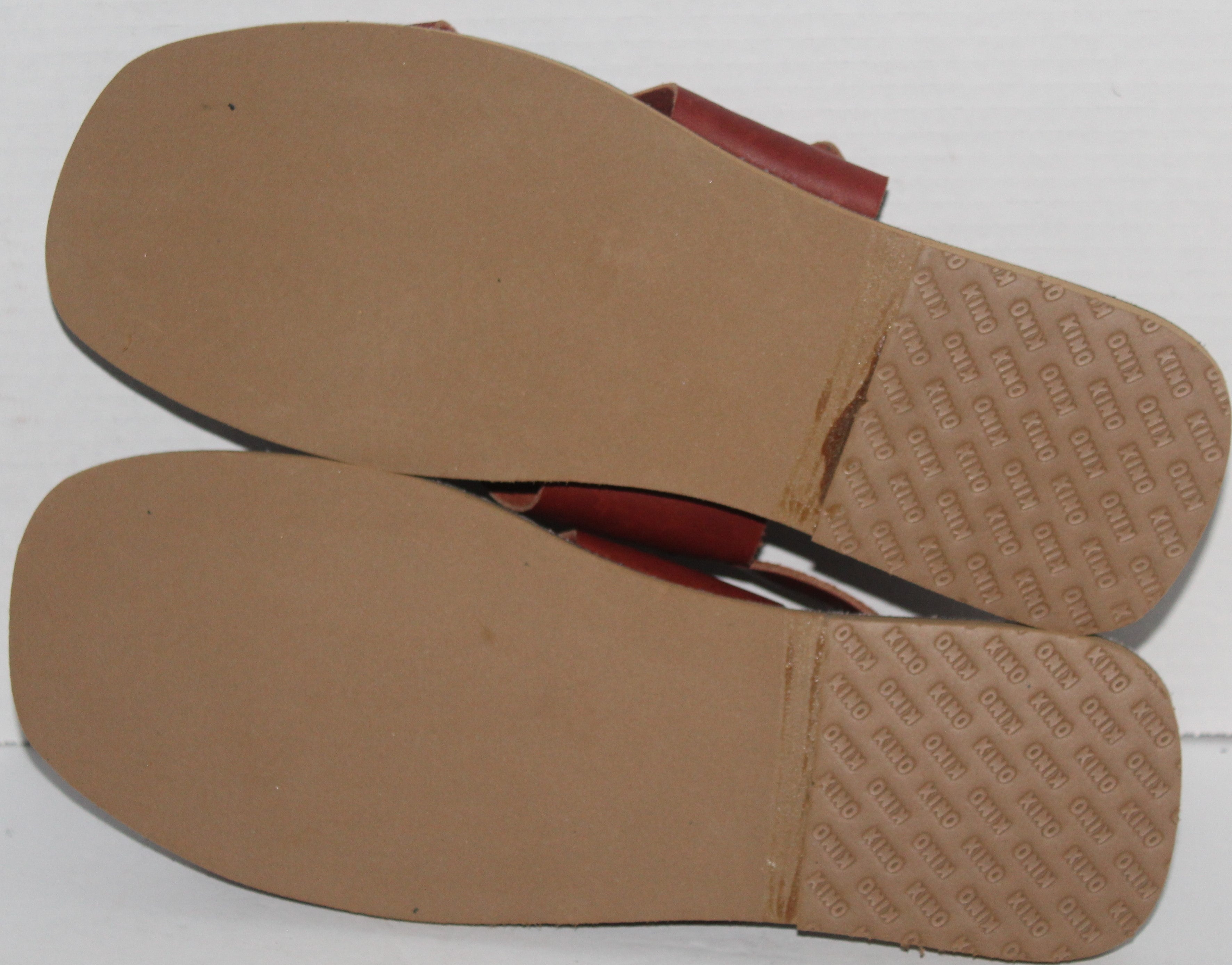 Men Sandals "KINO" Size 14M Brown Leather NEW