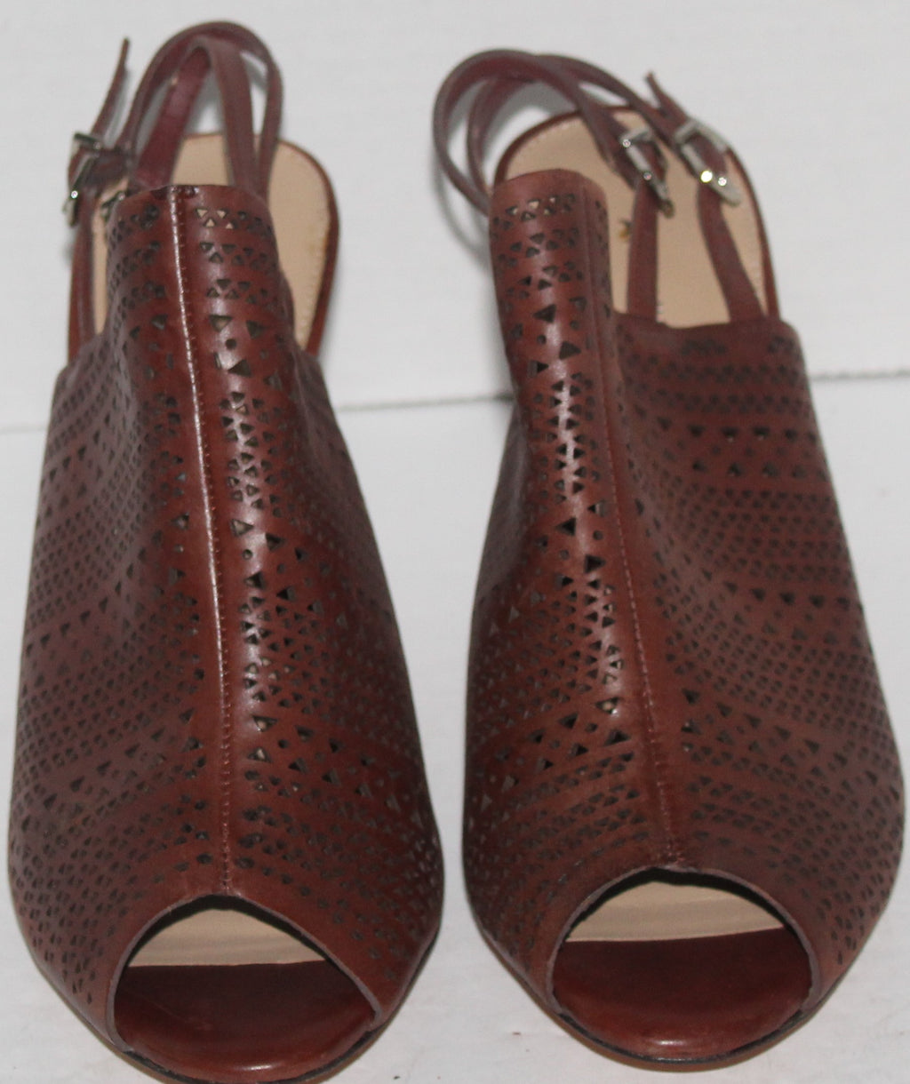 Women Heels "ANTONIO MELANI" Size 8.5M Brown Leather