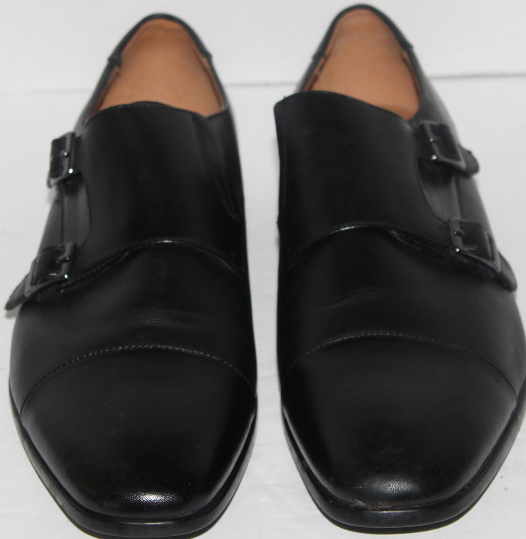 Men Dress Loafers "ALDO" Size US 11 EU 44 Black LEATHER NEW