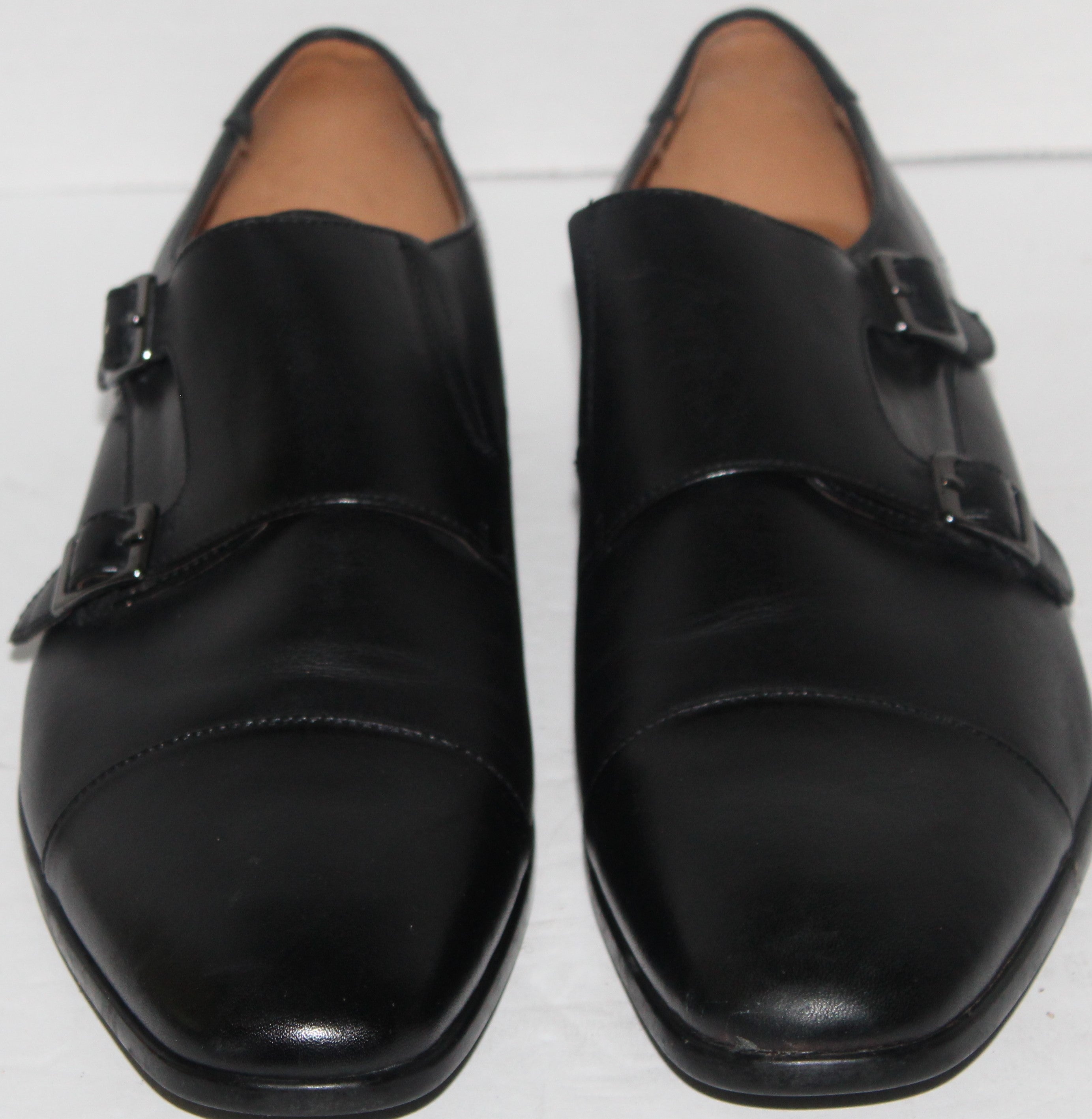 Men Dress Loafers "ALDO" Size US 11 EU 44 Black LEATHER NEW
