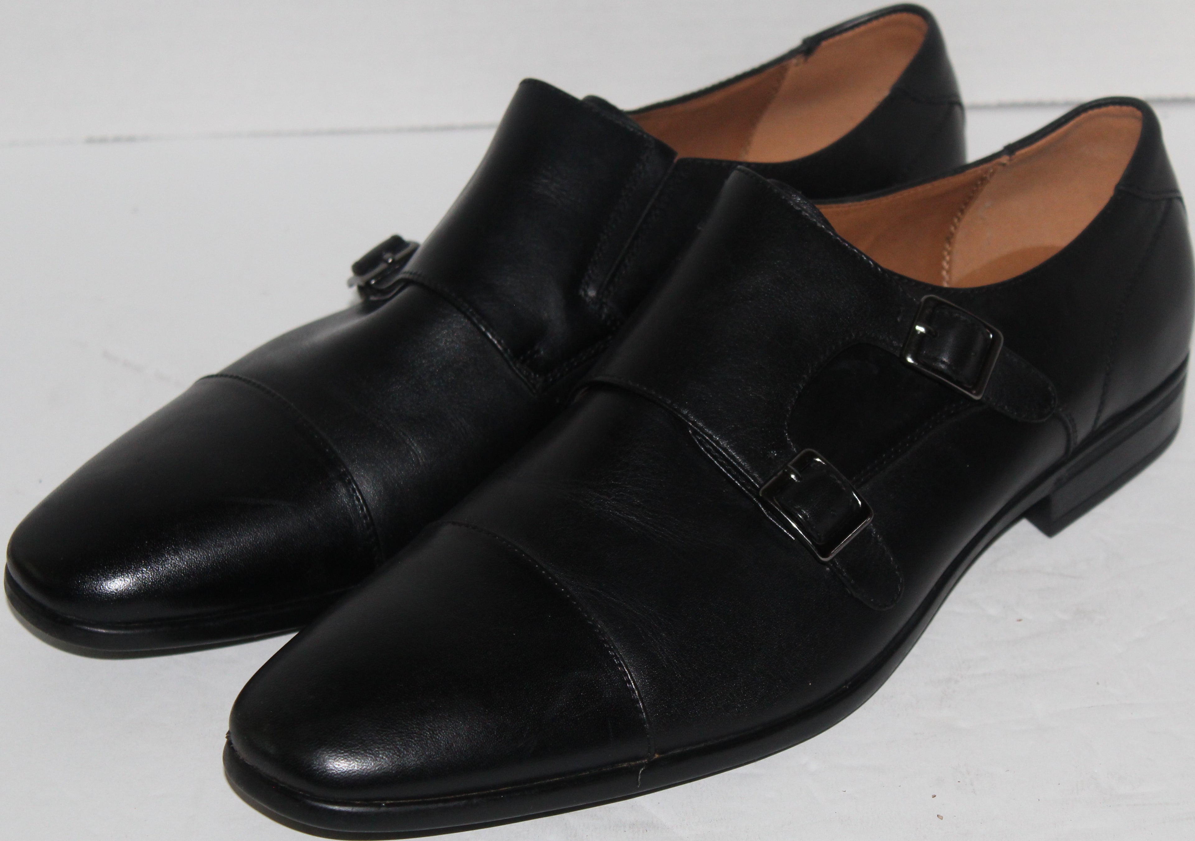Men Dress Loafers "ALDO" Size US 11 EU 44 Black LEATHER NEW