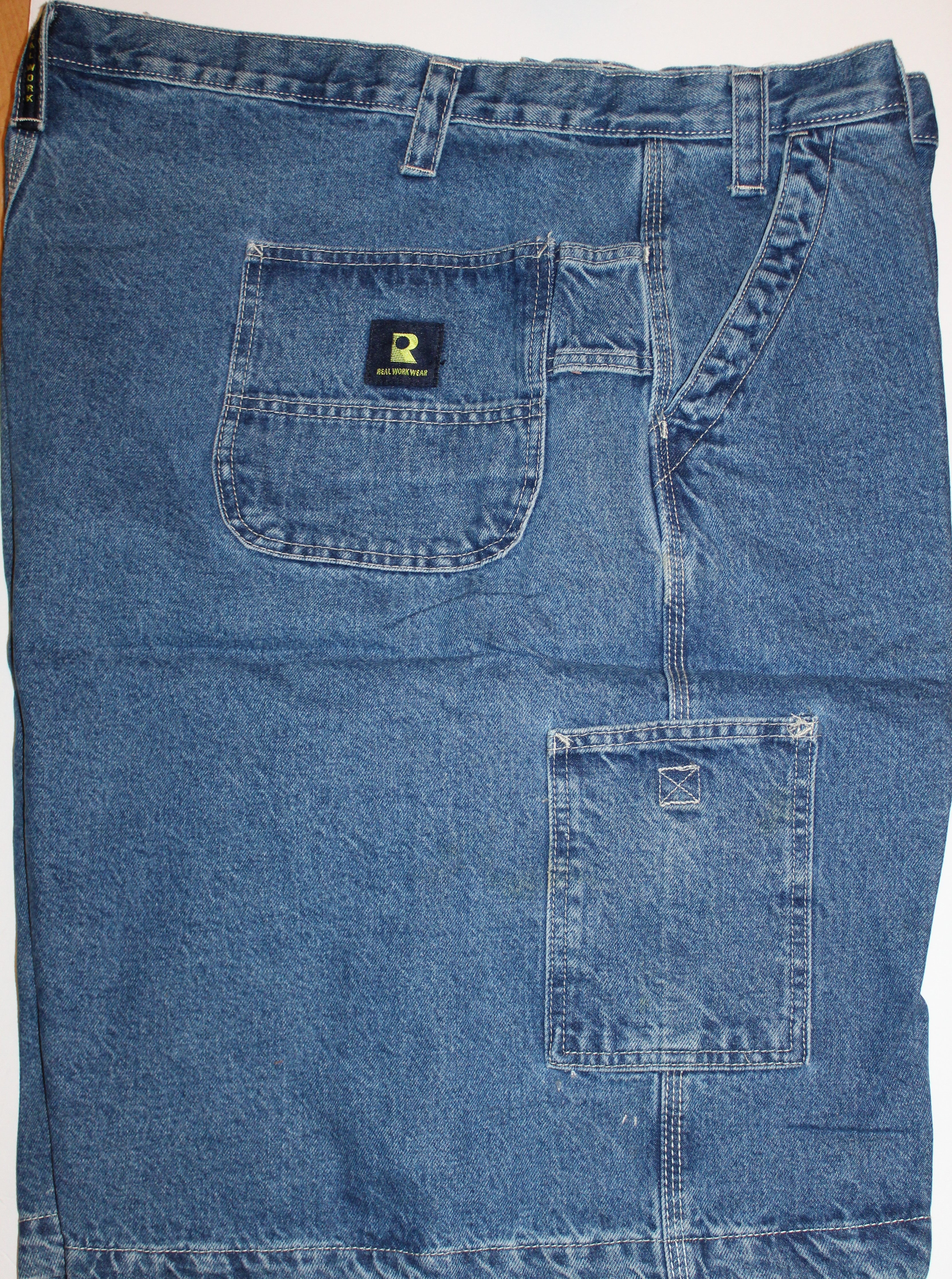 Men's Shorts "REAL WORK WEAR" Size 48R Denim Carpenter NWT
