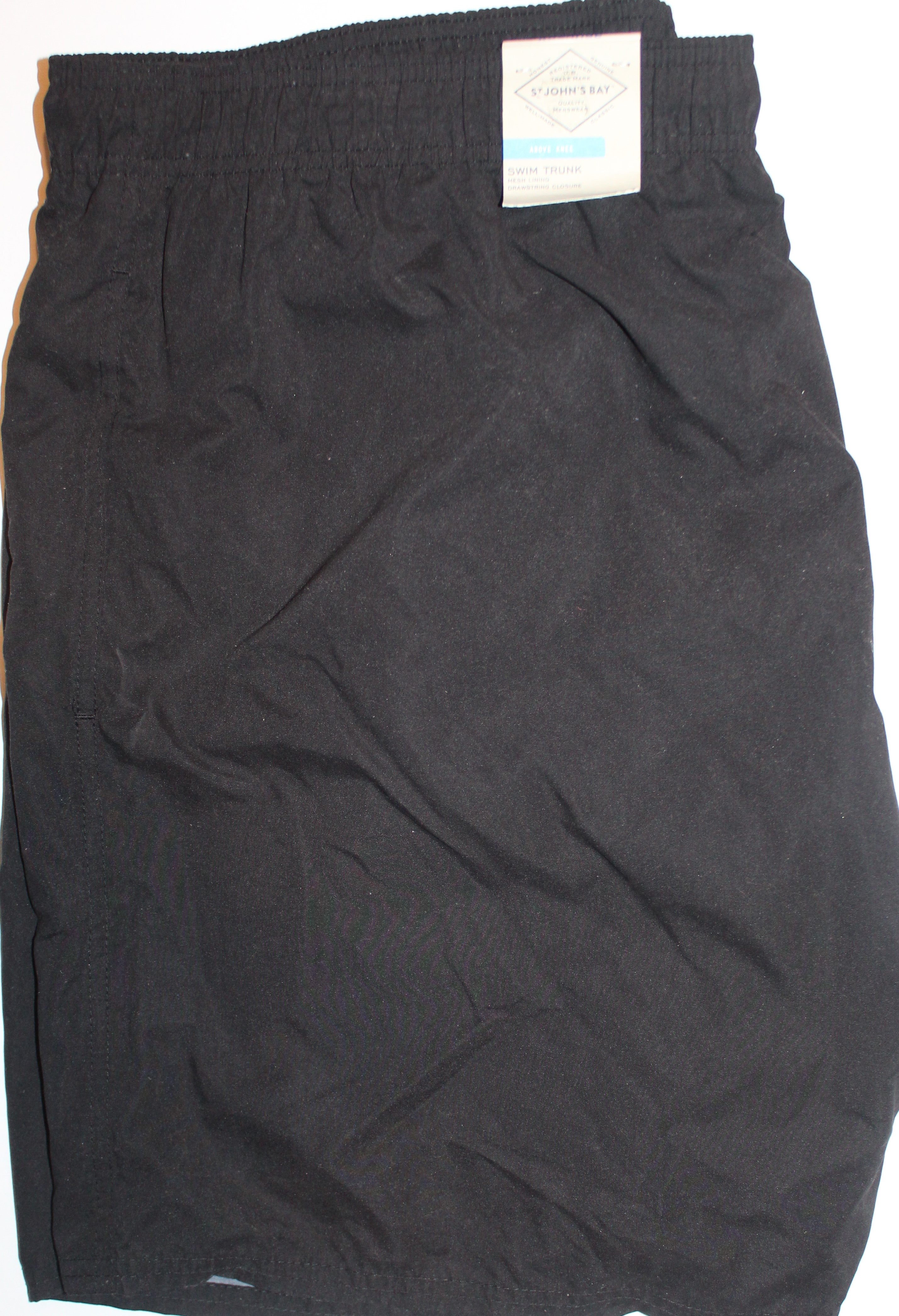 Men's Swimwear "St JOHN'S BAY" Size XX-LARGE Black Inner Brief NWT