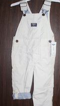 Toddler Overall "OSHKOSH Bgosh" Size 2T Biege NWT