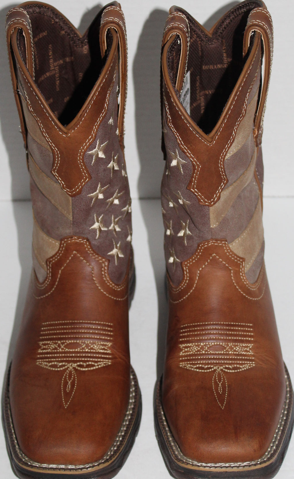 Women Boots "DURANGO" Size 8M US 40 EU Brown Leather NEW