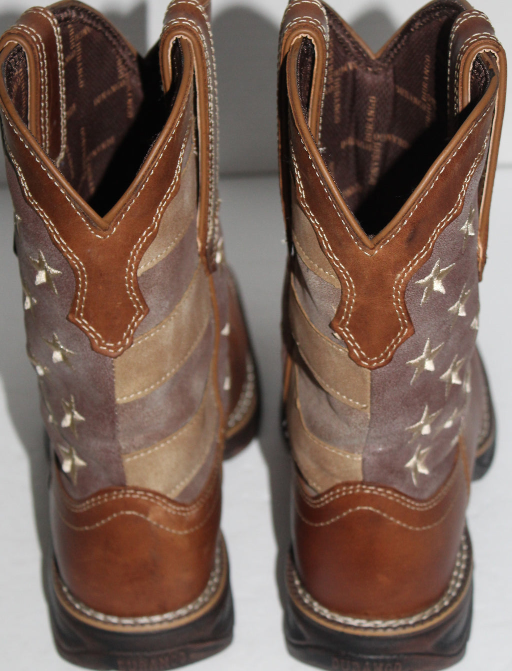Women Boots "DURANGO" Size 8M US 40 EU Brown Leather NEW