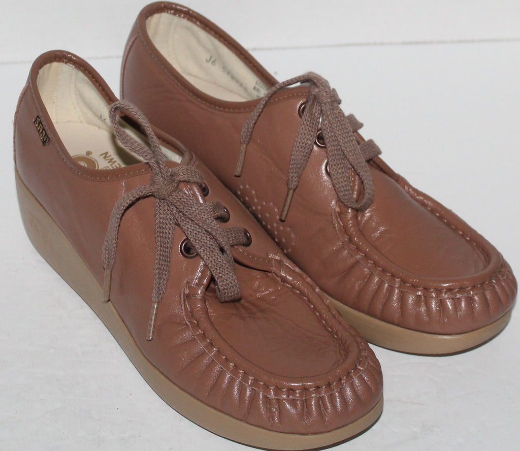 Women Shoes "SAS"Oxfords Size 8M Brown Leather