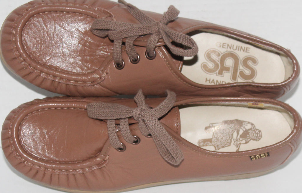 Women Shoes "SAS"Oxfords Size 8M Brown Leather