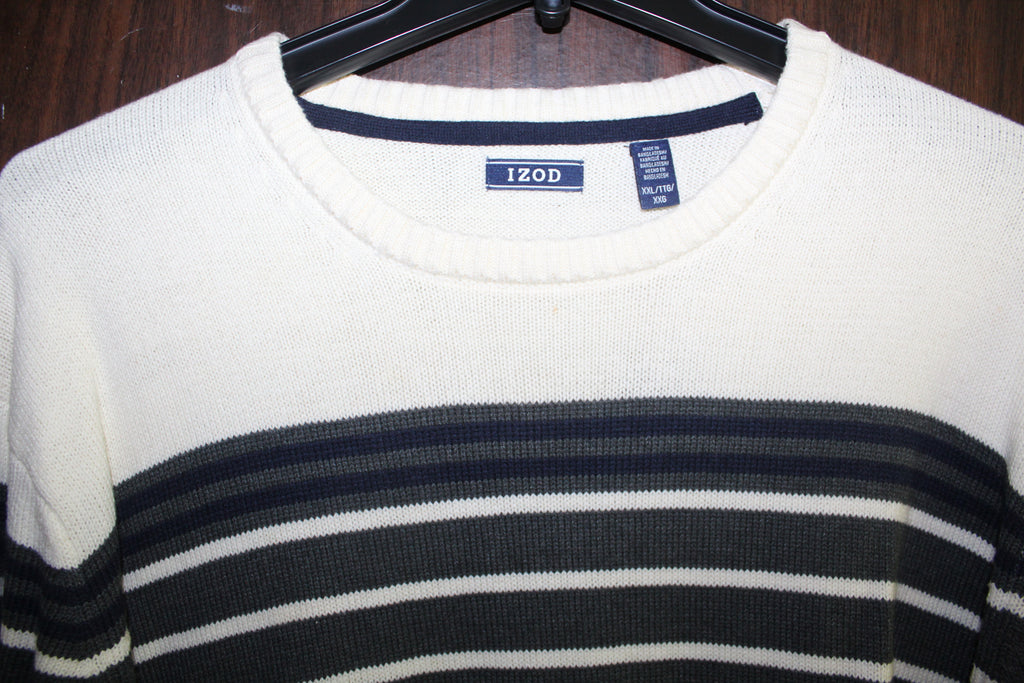 Men Sweater "IZOD" Size XX-LARGE Multi color Asphalt NWT