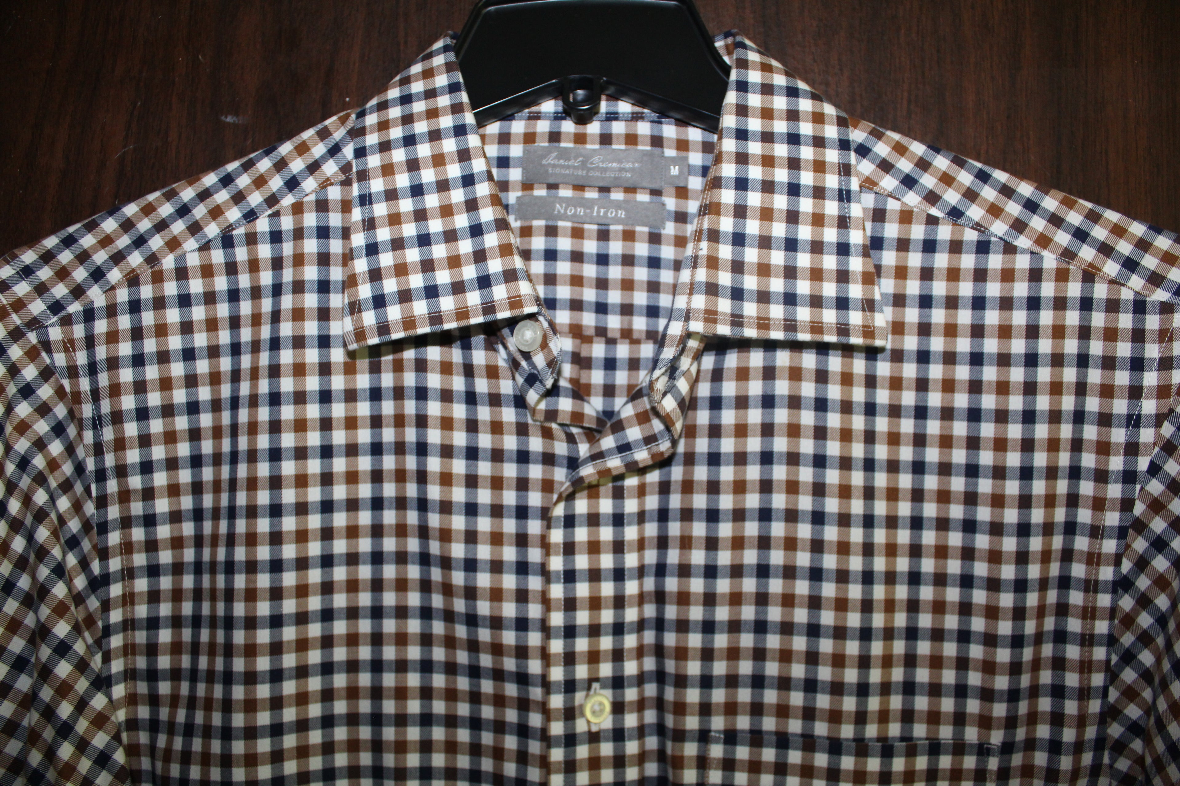 Men  Shirt "DANIEL CREMIEX" Size MEDIUM Multi color Long Sleeve NEW