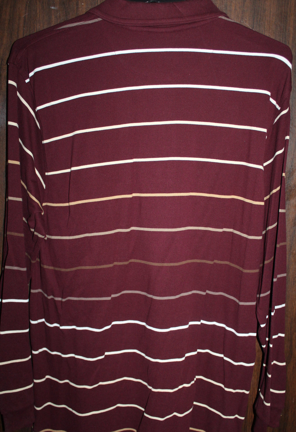 Men Long Sleeve Polo "JoS.A.BANK" Size LARGE Burgandy NWT