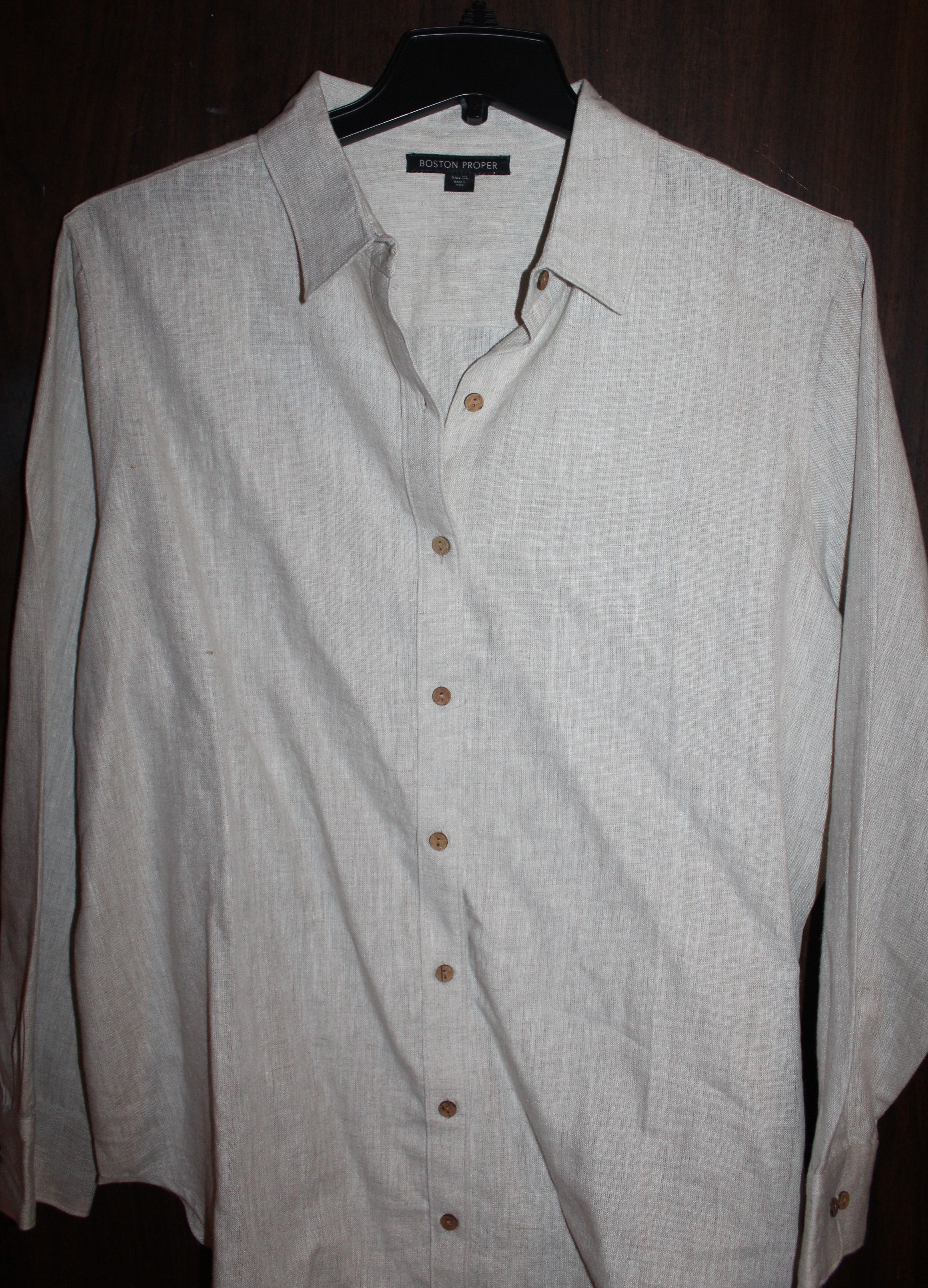 Men Dress Shirt "JoS.A.BANK" Traveller Size 20-35 Light Blue