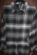 Men Work Shirt "DICKIES" Size 3XL Gray Relaxed Fit NWT